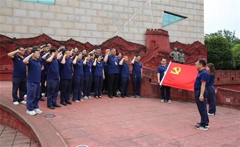 成都中建材黨委開展“黨旗飄揚(yáng)，奮斗有我”主題黨建活動(dòng)